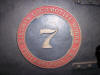 Reader Railroad No. 7 Number Plate Photo.